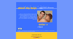 Desktop Screenshot of about-my-boys.net